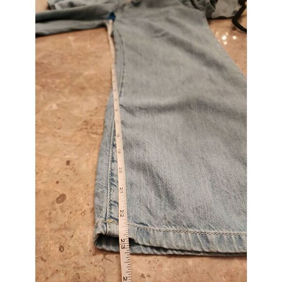 Free People Jumpsuit Marley Denim short sleeves high rise button size xs - Picture 7 of 11